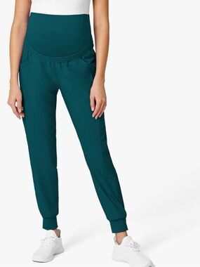 Maternity Jogger Pants in Teal - XS